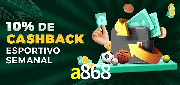 10% de bônus de cashback na a868